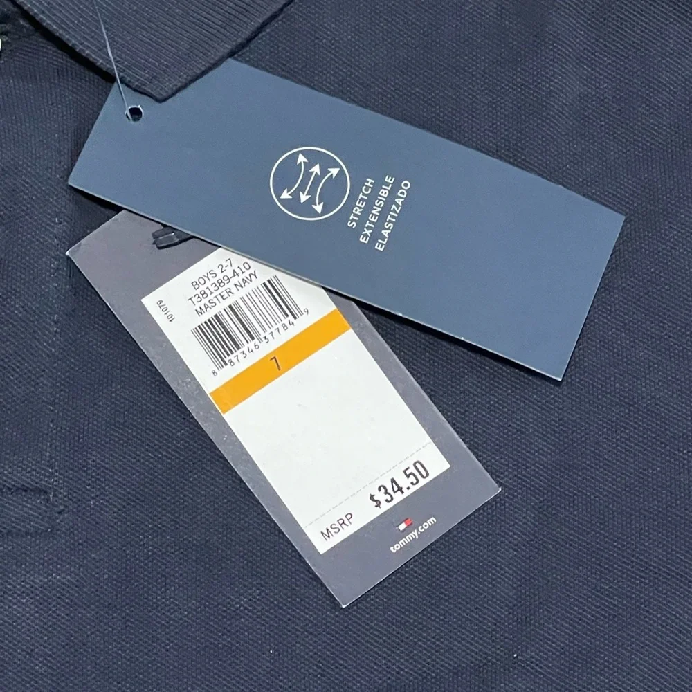 Tommy Hilfiger Boys' Short Sleeve Ivy Polo Shirt - Picture 7 of 8